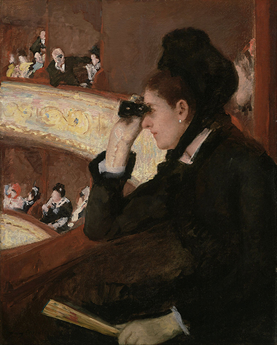 In the Loge Mary Cassatt